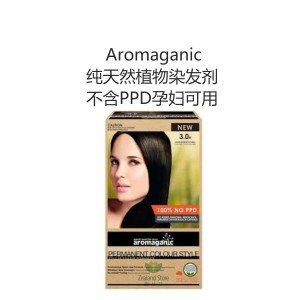 Aromaganic 纯天然植物染发剂不含PPD 100克 （孕妇可用）